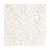 Ambiente Cocktail Napkin 25x25 CM Elegance White Set of 15